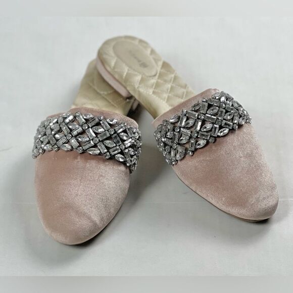 Birdies Bridal The Songbird Rose Velvet with Crystal Embellished - Picture 14 of 14